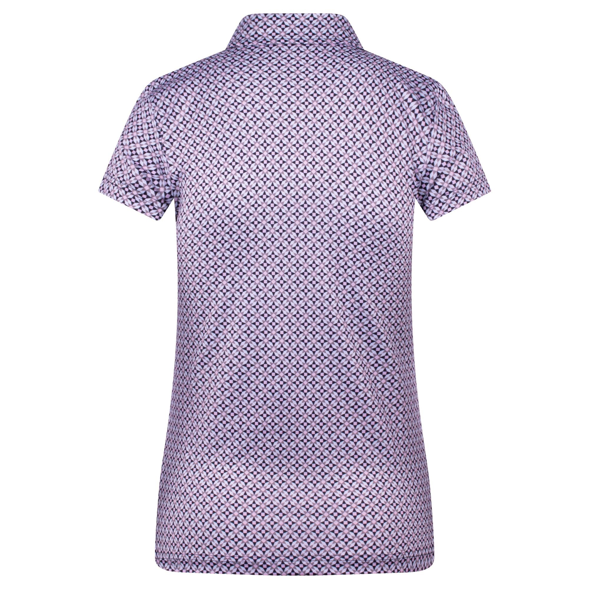 Daily Sports Sheermotion Ladies Golf Polo Shirt Mosaic Medley